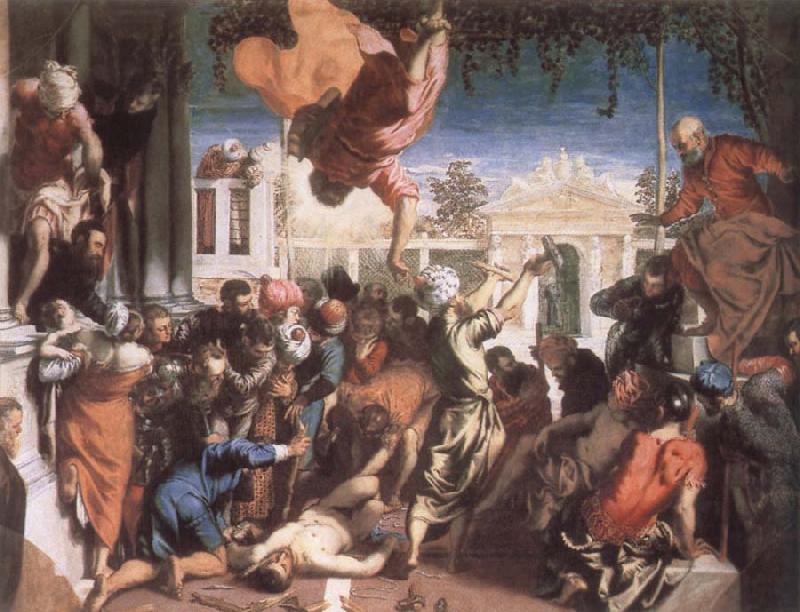 TINTORETTO, Jacopo The Miracle of St Mark Freeing the Slave France oil painting art